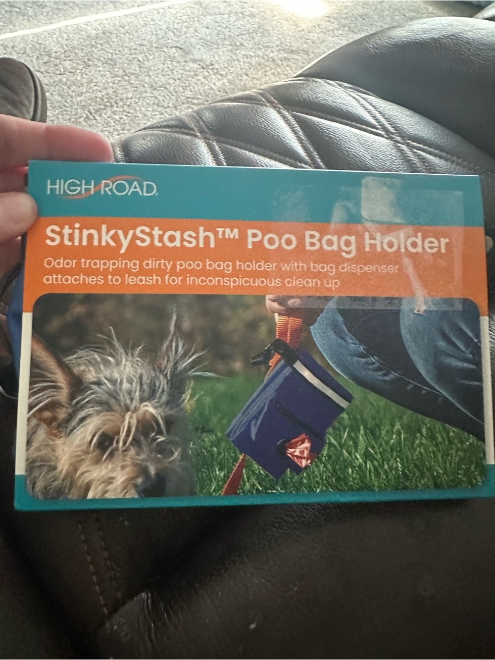 Poop bag holder